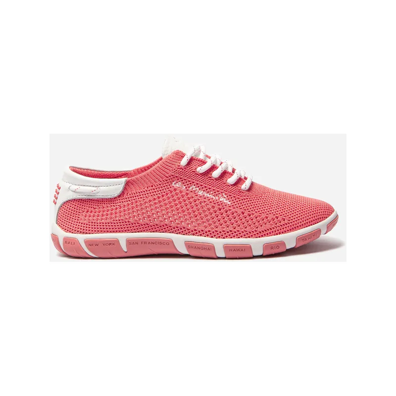 TBS Jazaria chaussure bateau, femme - fraise/blanc, pointure 41 Satisfait Ou Remboursé
