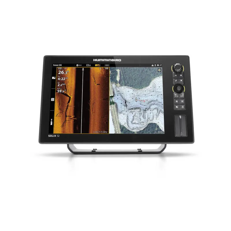Promotion Saisonnière Humminbird SOLIX 12 G3 MSI+ traceur de carte GPS, sondeur CHIRP, sonar MEGA SI+, écran tactile - 12,1 pouces, sans transducteur