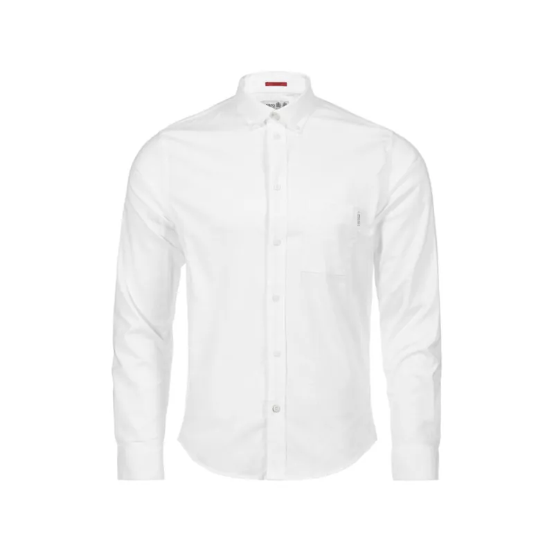 Offre Spéciale Musto Oxford Essential chemise à manches longues Homme blanc, taille XL