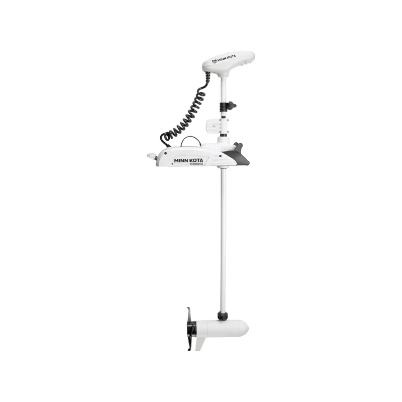 Bon Marché Minn Kota Terrova 55 moteur avant avec télécommande - poussée 55 Lbs, arbre 137 cm, batterie 12 V