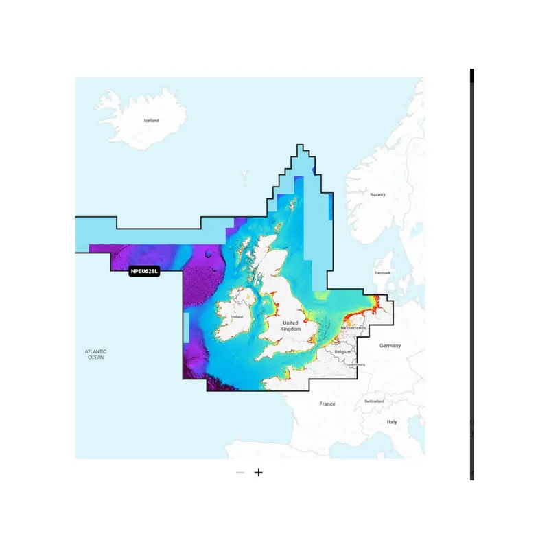 Bon Plan Navionics Navionics+ NAEU628L carte marine Grande-Bretagne, Irlande et Pays-Bas