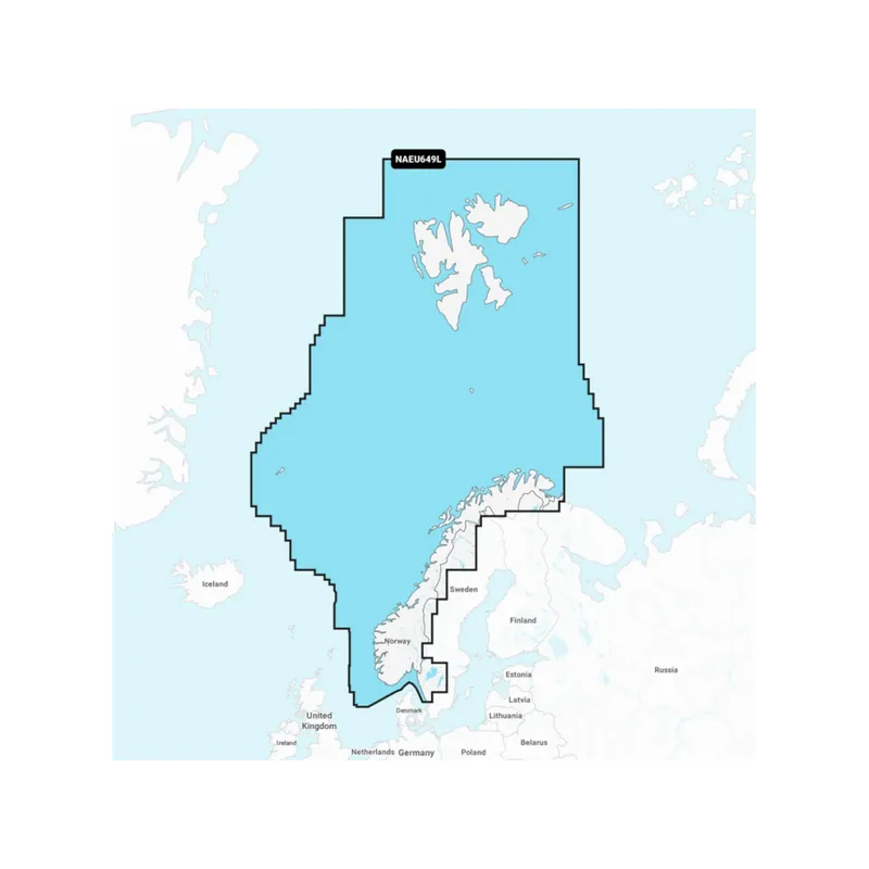 Promotion Navionics Navionics+ NAEU649L carte marine Norvège