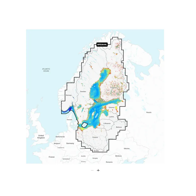 Navionics Platinum+ NPEU644L carte marine Mer Baltique Remise