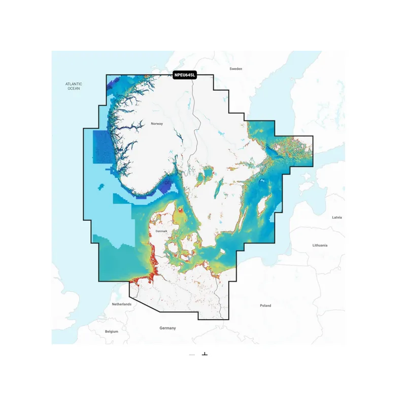 Offre Limitée Navionics Platinum+ NPEU645L carte marine Sud de la Scandinavie et Allemagne du Nord
