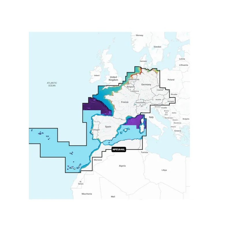 Navionics Platinum+ NPEU646L carte marine Europe centrale et occidentale Offre Spéciale