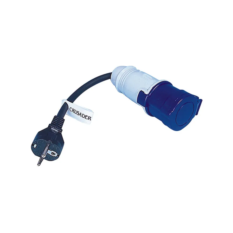 Prix Promo Câble adaptateur de raccordement à terre Schuko / CEE, longueur 40cm