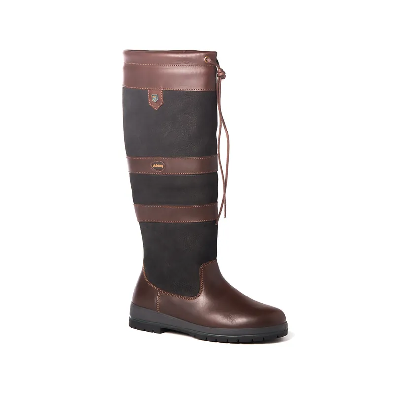 Vente Flash Dubarry Galway RegularFit Country Boots bottes en cuir unisexe noir-marron, taille 45