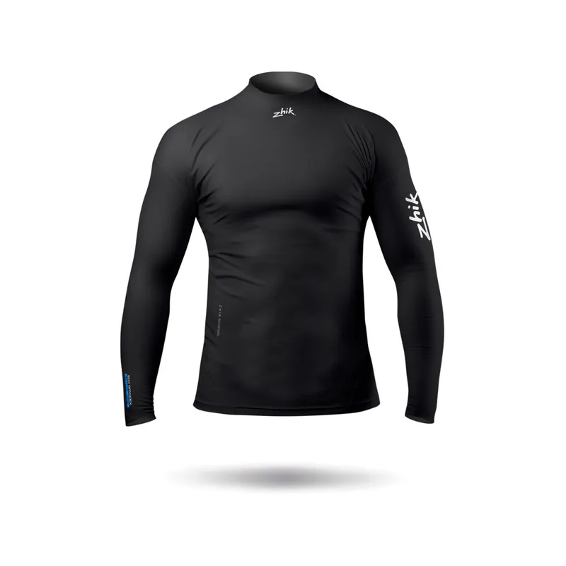 Prix Cassé Zhik Eco haut élasthanne manches longues, homme - noir, taille XXL