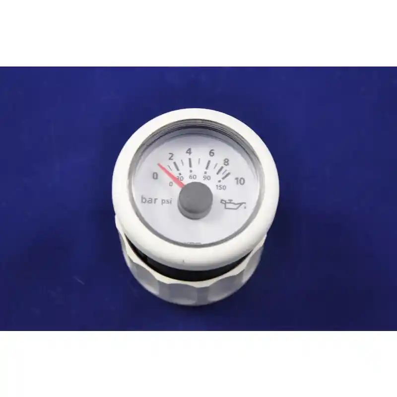 VDO Indicateur de pression VLW 12V 10bar d=52mm blanc Nouvelle Collection