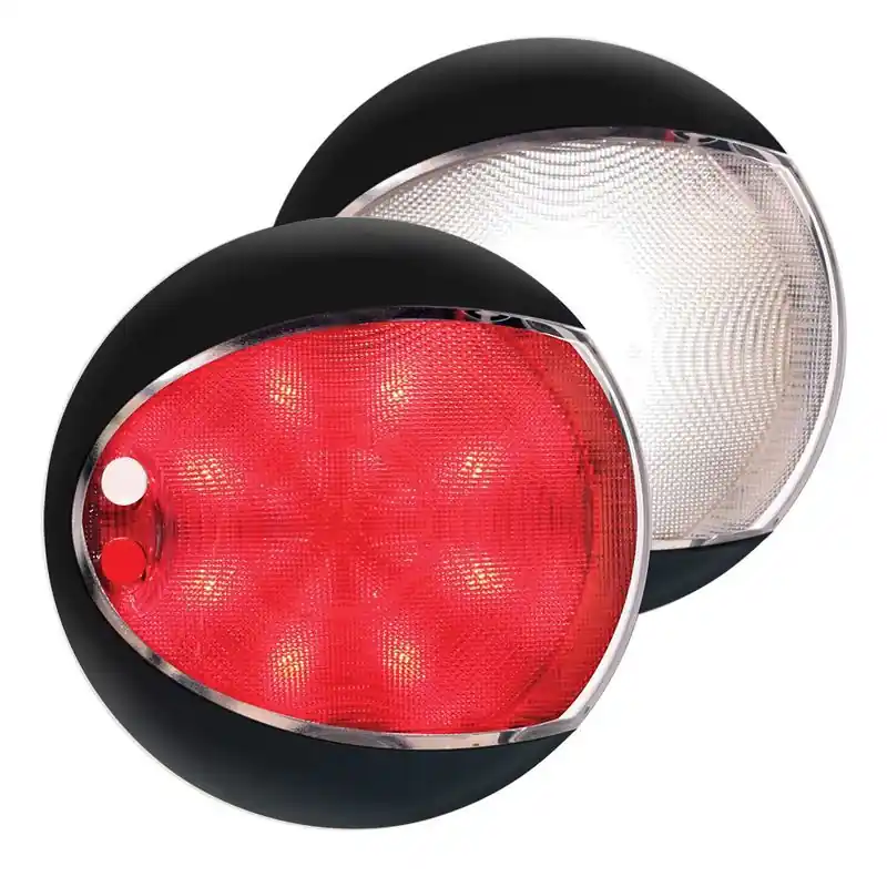 Hella EuroLED 130 LED lumière de plafond blanc/rouge, s Bon Plan
