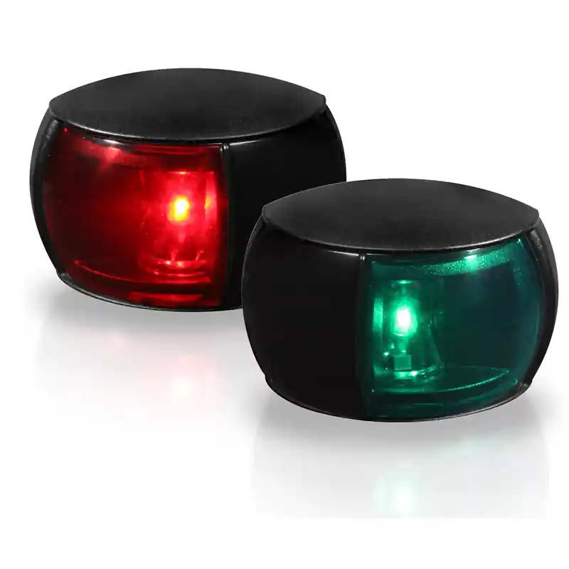 Retour Gratuit Hella NaviLED Compact Set tribord+bâbord (Sb+Bb), noir