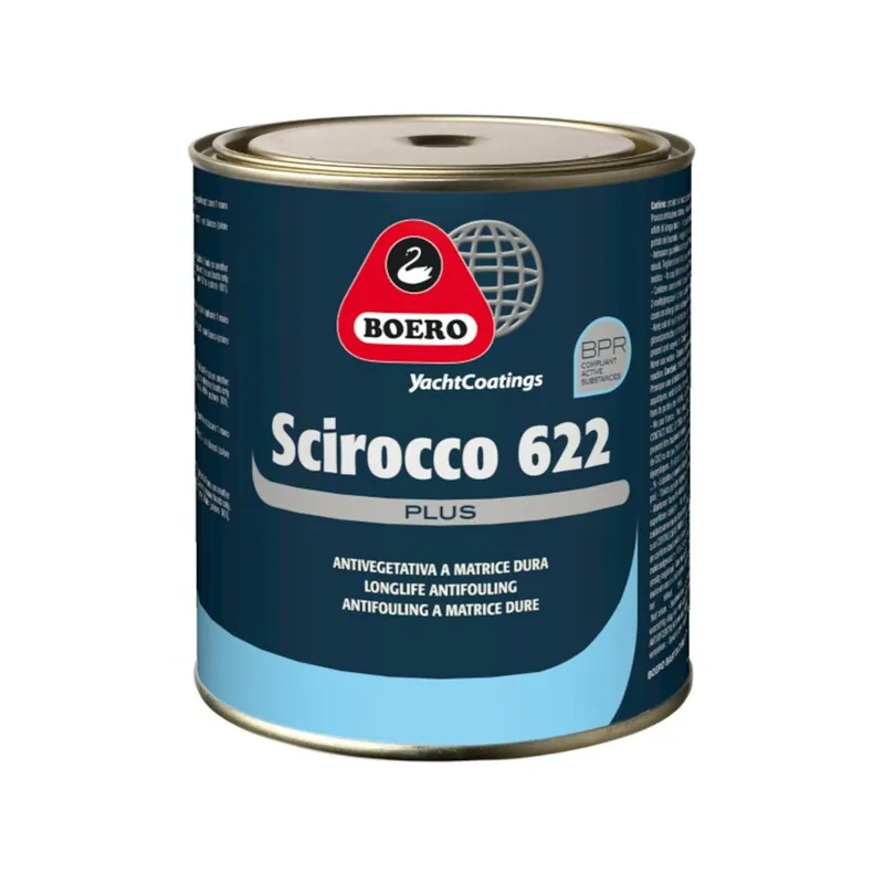 BOERO ANTIFOULING SCIROCCO 622 PLUS BLEU FONCE 118 2.5L Vente Flash