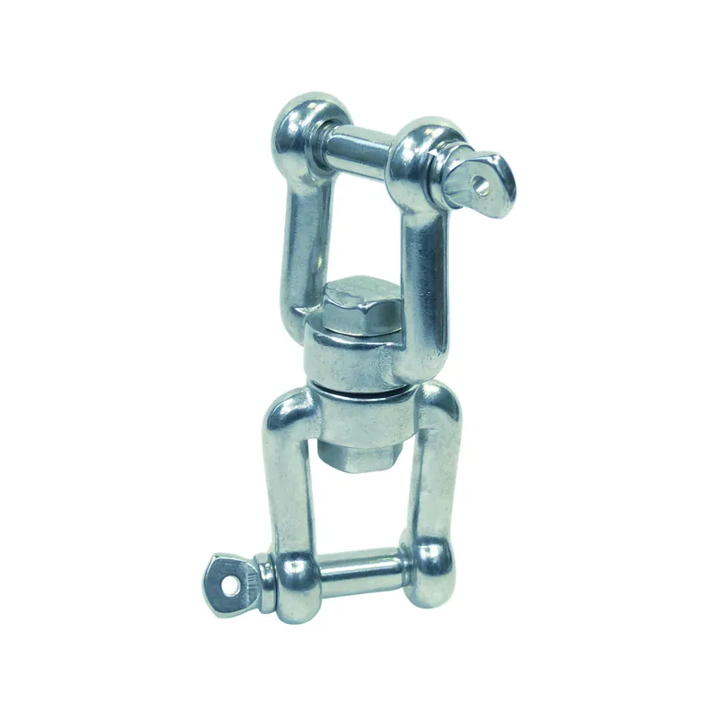 Marinetech Manille de rotation en acier inoxydable Gabel-Gabel - Longueur 152mm, Diamètre 13mm Prix Promo