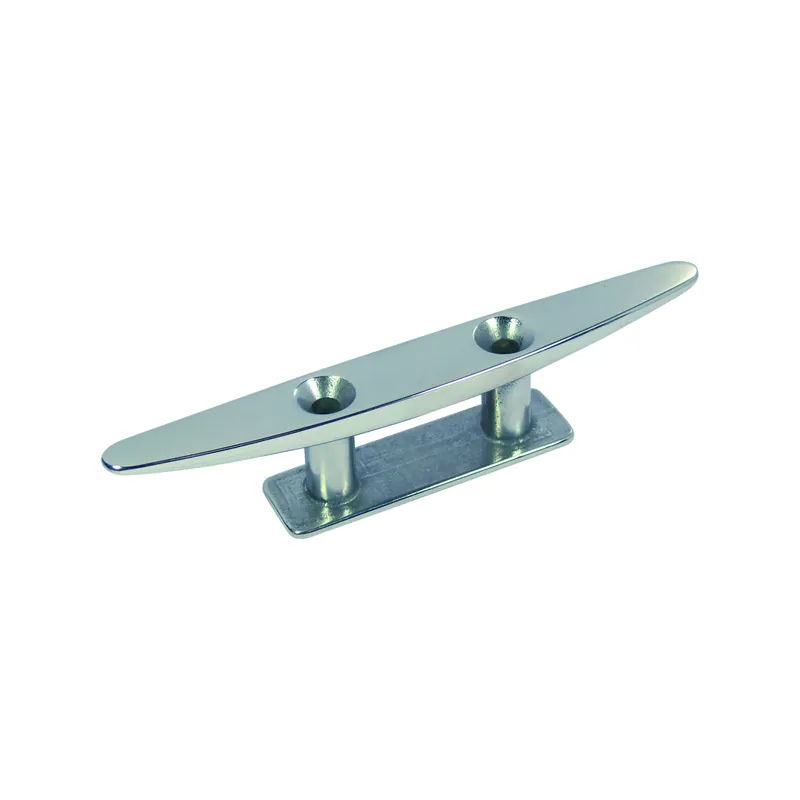 Satisfait Ou Remboursé Taquet inox plat - long. 250 mm, entraxe 70 mm