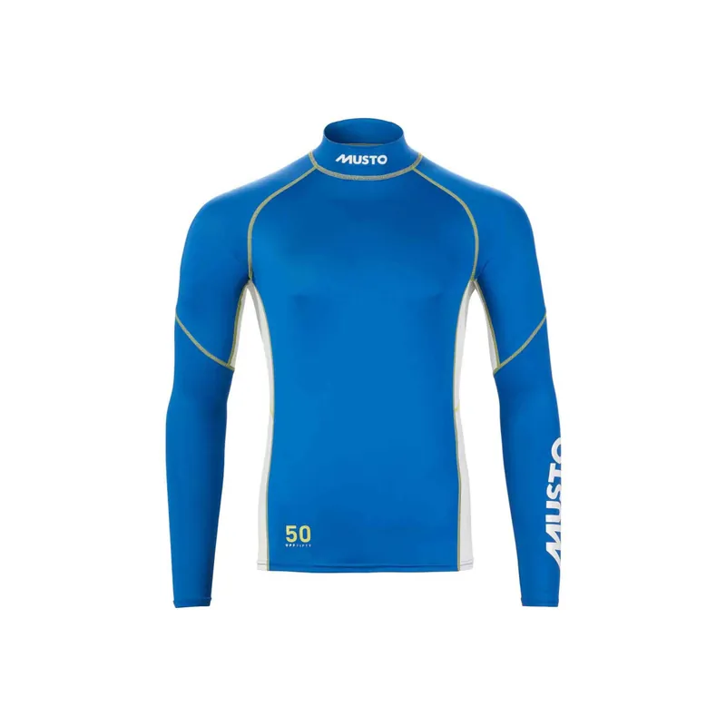Musto Championship Rash Guard manches longues homme bleu aruba, taille XXL Meilleur Prix