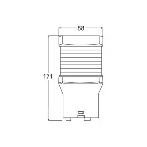 Hella Marine série 2984 feu de mouillage Easy Fit - boîtier blanc Meilleur Choix