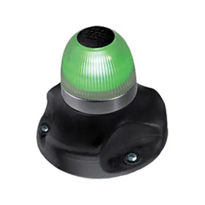 Nouvel Arrivage Hella Marine NaviLED 360 lanterne de signalisation vert BSH - boîtier noir