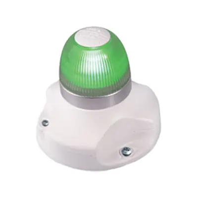 Offre Spéciale Hella Marine NaviLED 360 lanterne de signalisation vert BSH - boîtier blanc