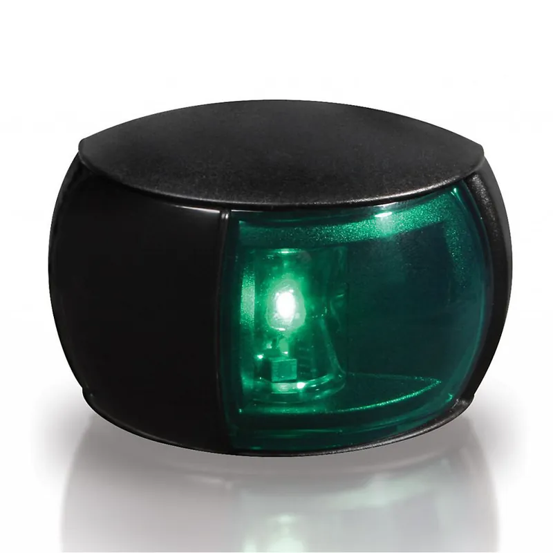 Vente Flash Hella Marine NaviLED Compact feu de tribord BSH - boîtier noir