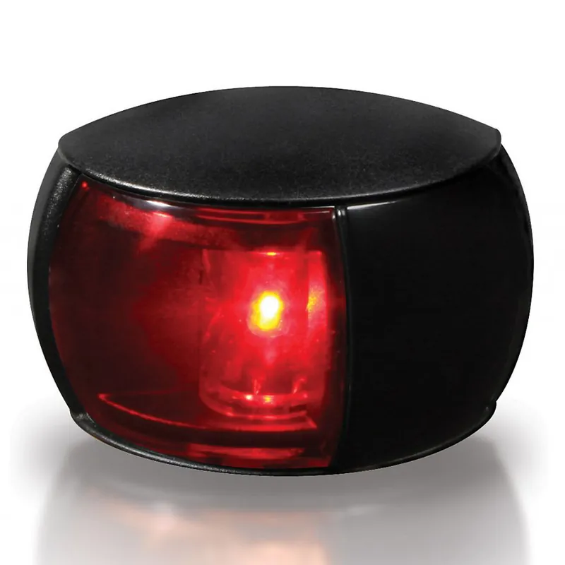 Hella Marine NaviLED Compact feu de bâbord BSH - boîtier noir Haute Qualité