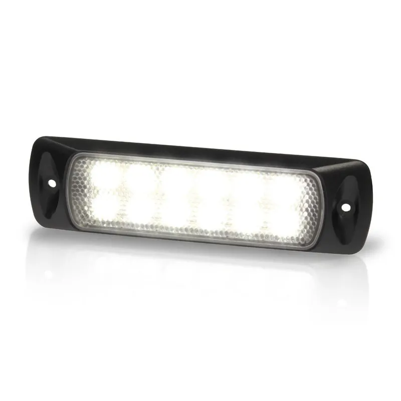 Hella marine Série 0670 Sea Hawk LED projecteur de pont - encastré, à large faisceau, boîtier noir Pas Cher
