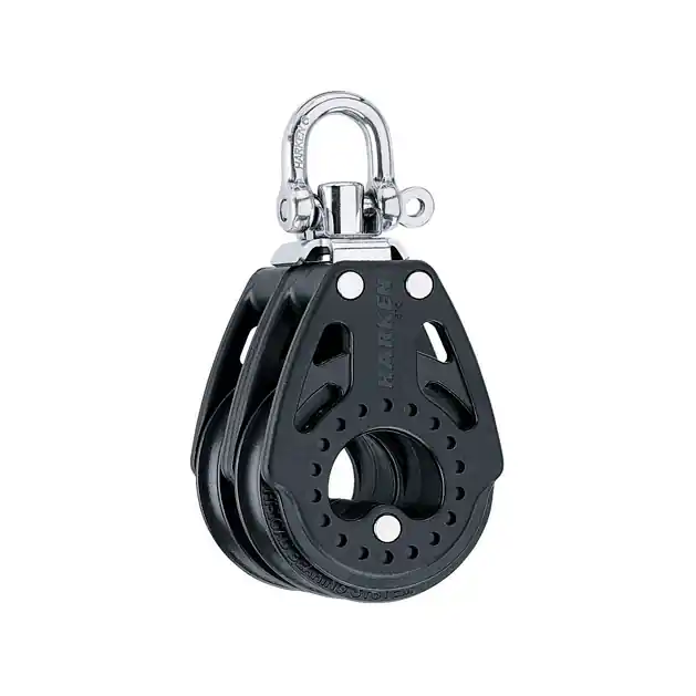 Prix Choc Harken 75mm Carbo bloc - double avec manille à émerillon