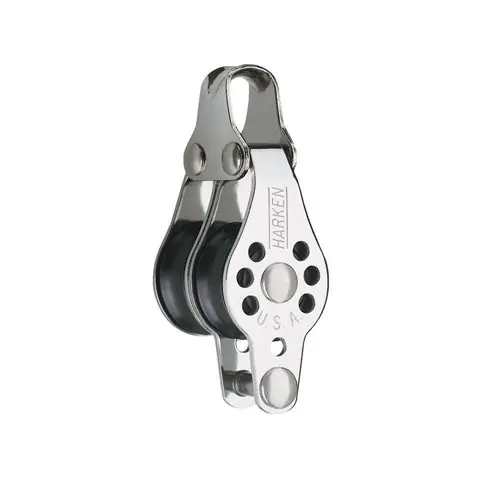 Offre Spéciale Harken Micro bloc 22mm - à deux branches avec chien-assis