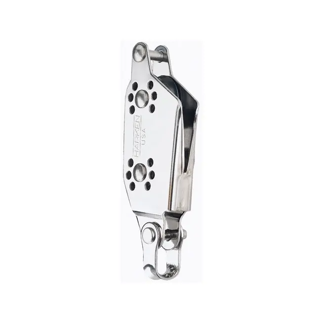 Harken Micro bloc violon 22mm - simple face avec pince en V et chien-assis Remise