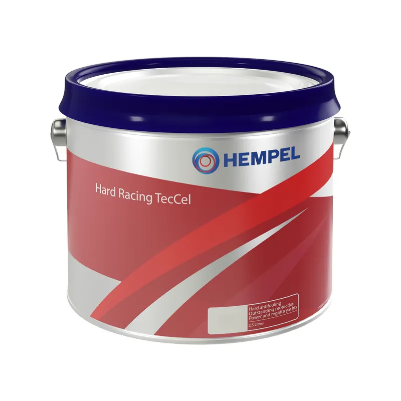 Hempel Hard Racing TecCel revêtement antisalissure - 2,5 L, gris Vente Flash