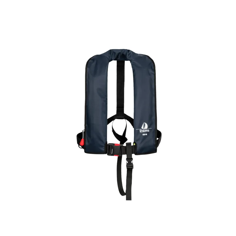 12skipper gilet de sauvetage automatique 165N ISO - bleu marine Seulement Aujourd'hui