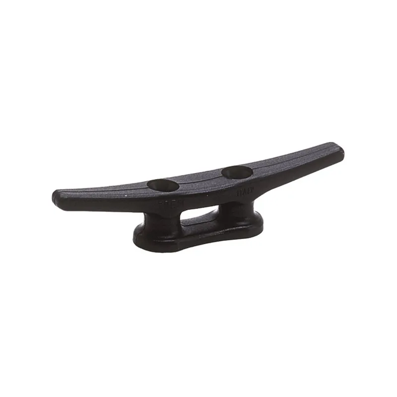 Taquet en plastique noir - longueur 140 mm, entraxe 38 mm Prix Bas