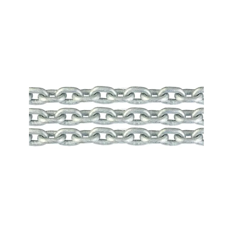 Expédition Rapide Chaîne d‘ancre galvanisée - Diamètre 8mm, Longueur 50m - compatible avec écrou de chaîne selon DIN 766