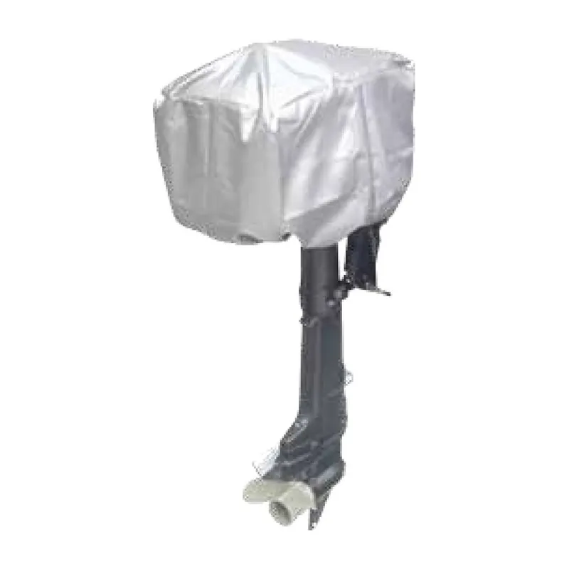 Super Prix Housse tête moteur - dim. 73 x 40 x 65 cm, gris argenté