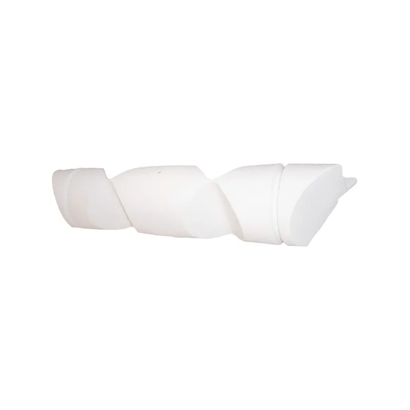 Usine Directe Pare-battage de Majoni d‘angle, Longueur 100cm, Diamètre 19cm – blanc