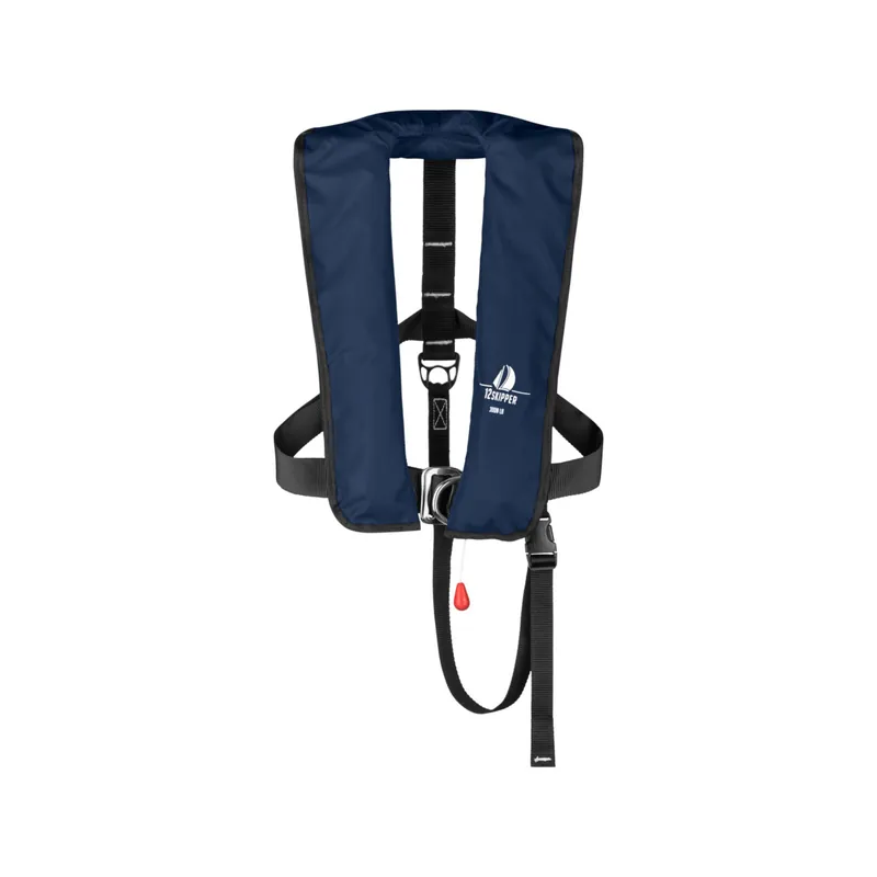 12skipper gilet de sauvetage automatique 300N ISO avec harnais - bleu marine Acheter En Ligne