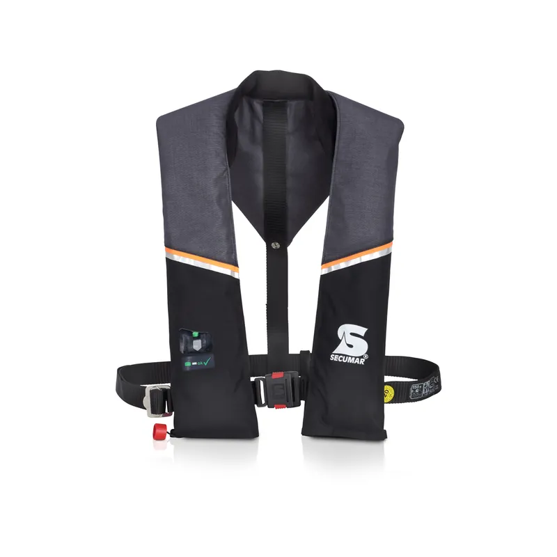 Secumar Ultra 170 gilet de sauvetage automatique 165N, gris/noir Quantité Limitée