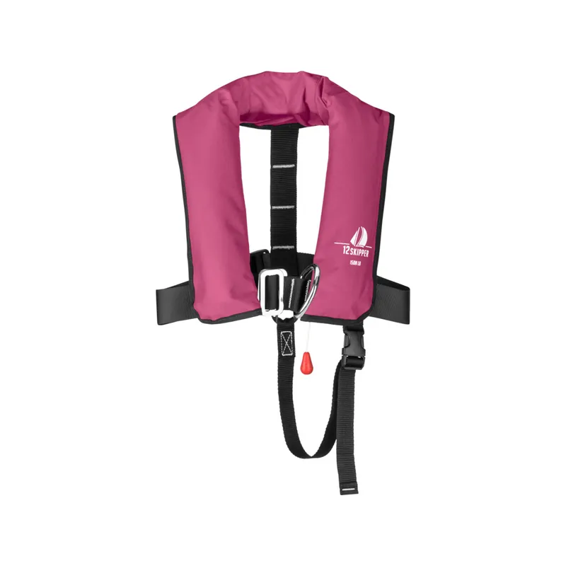 12skipper gilet de sauvetage automatique pour enfants 150N ISO avec harnais - rose Petit Prix