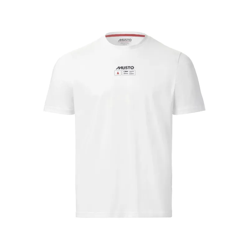Musto Flag shirt homme blanc, taille L Retour Gratuit