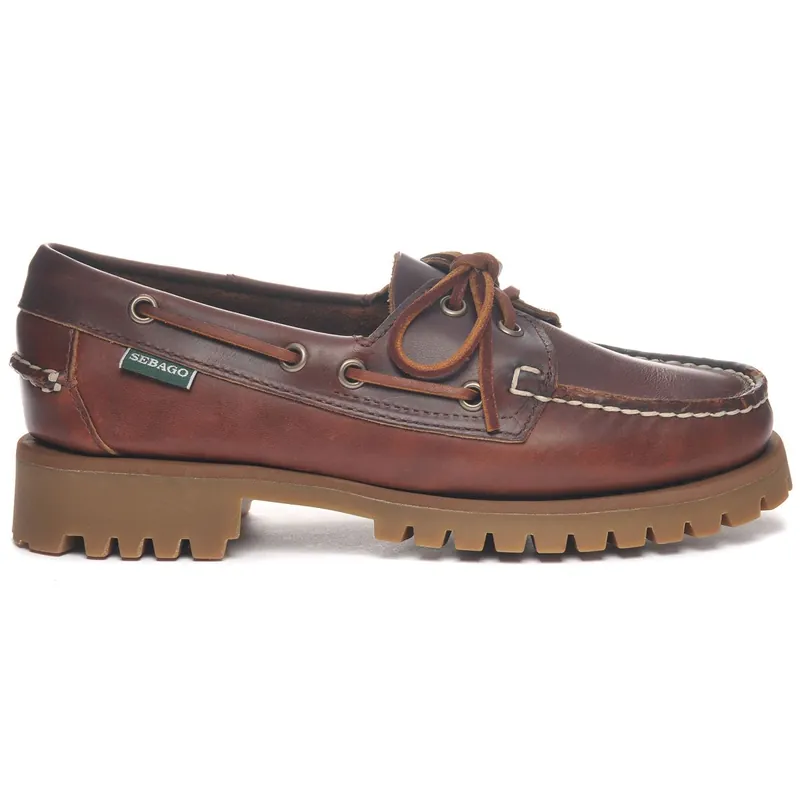 Sebago Chaussure bateau Ranger Femme brun, taille 38 Solde