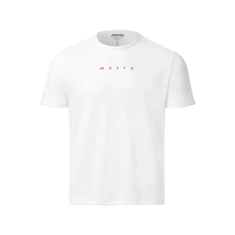 Musto Evolution Yacht t-shirt homme blanc, taille XL Satisfait Ou Remboursé