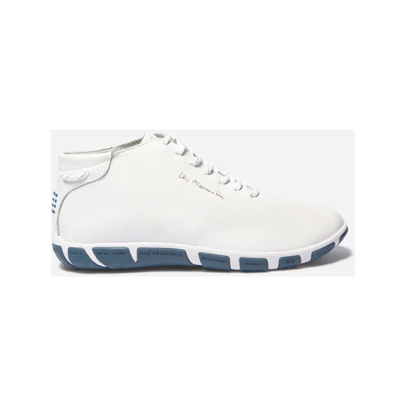 TBS Juhayna Chaussure Bateau femme blanc-bleu, taille 42 Produit De Marque