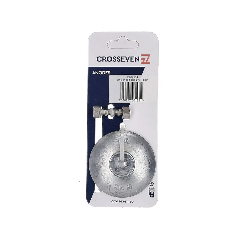 Marque Crosseven anode rosace ø90 - paire