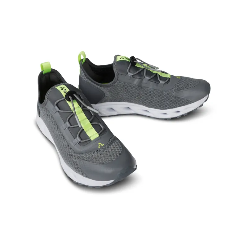 Typhoon TS10 Sneaker chaussure bateau unisexe gris/vert clair, taille UK 7 / EU 41 Acheter Direct