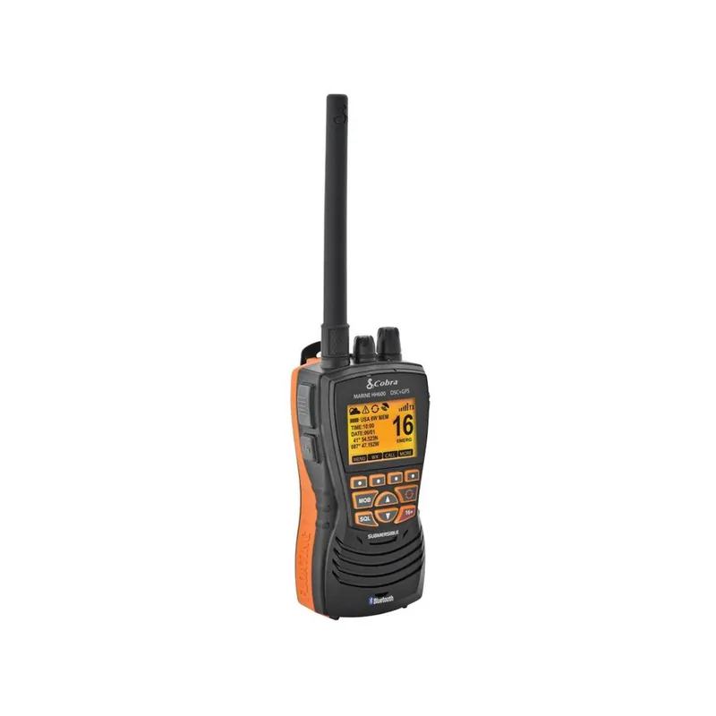 Certifié DEAL Cobra MRHH600 VHF portable, GPS, ASN pour l’Allemagne