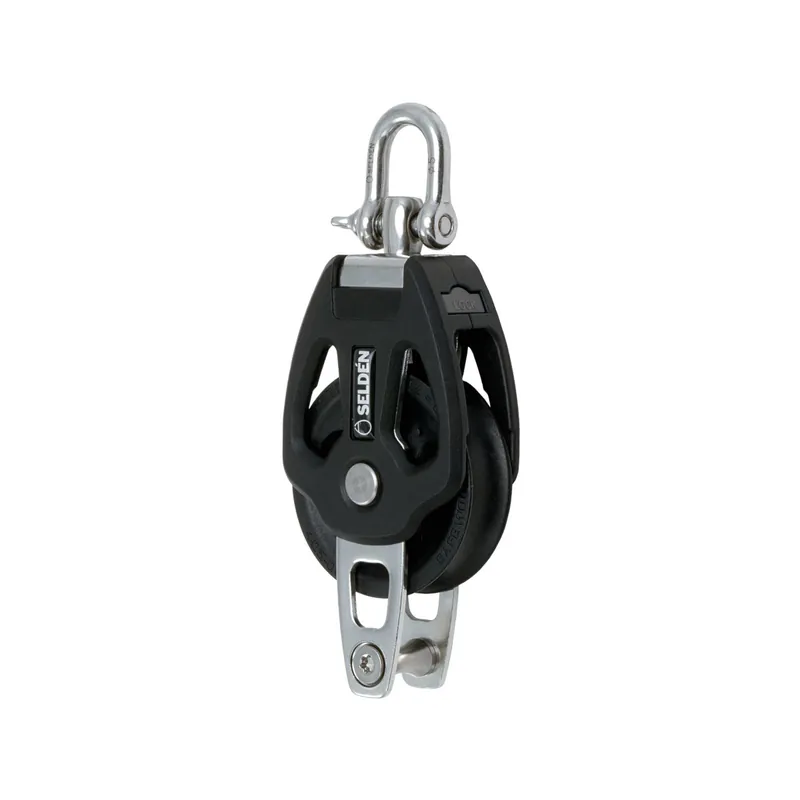 Seldén PBB80 Bloc palier lisse simple avec manille à émerillon et étrier inférieur Jusqu'à Épuisement Des Stocks