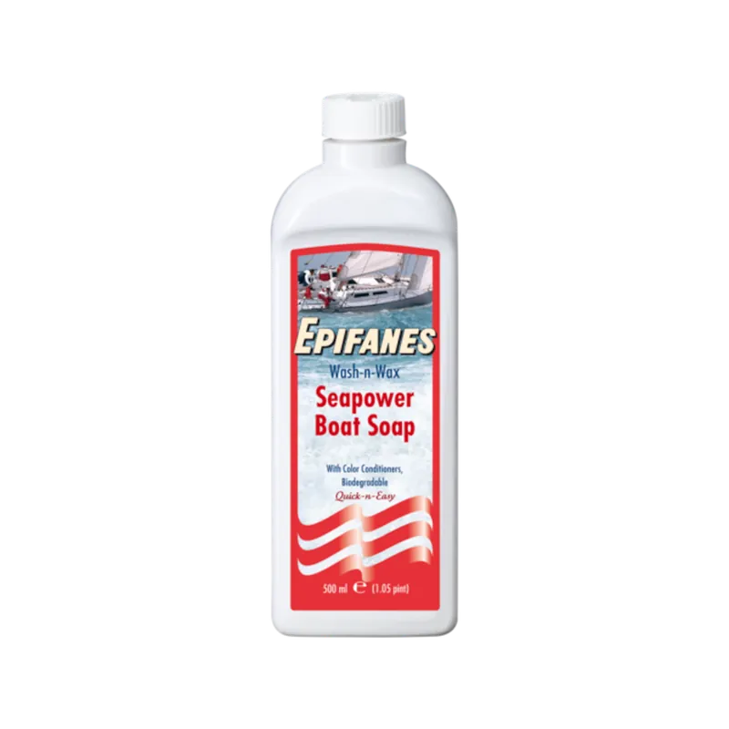 Vente Flash Epifanes Seapower Wash-N-Wax Boatsoap 0,5 Litre