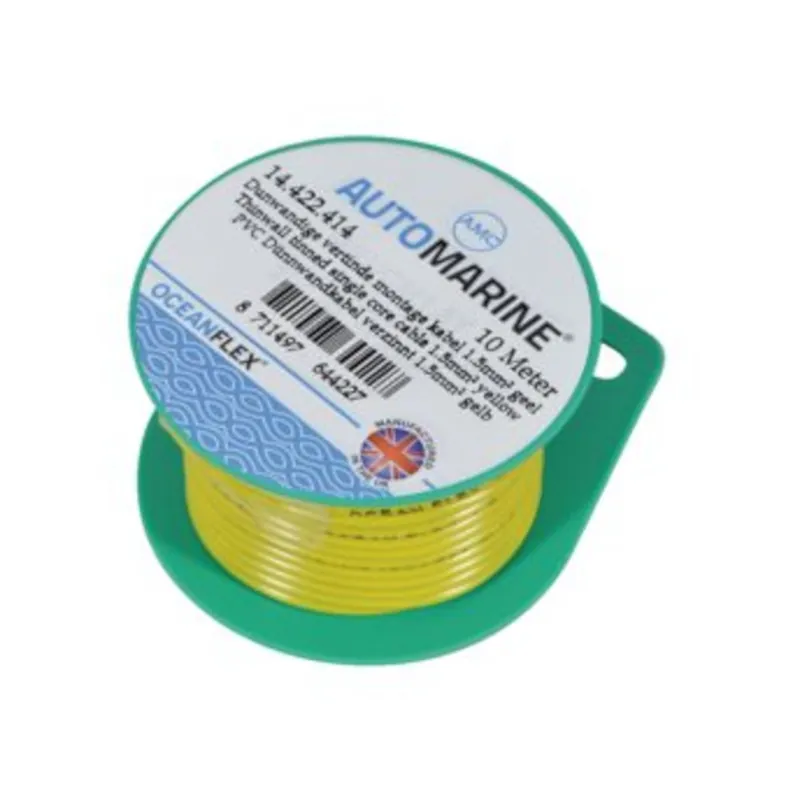 Meilleure Vente Talamex câble à paroi mince PVC étamé 1x1.5mm² vert (10m)