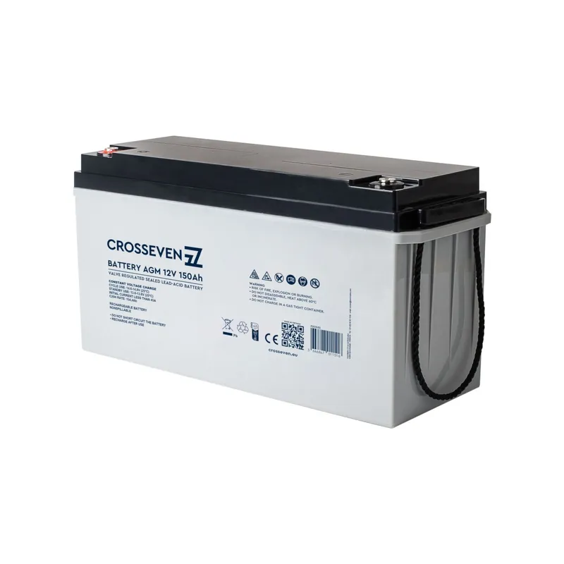 Crosseven Batterie AGM 12V 150Ah Retour Gratuit