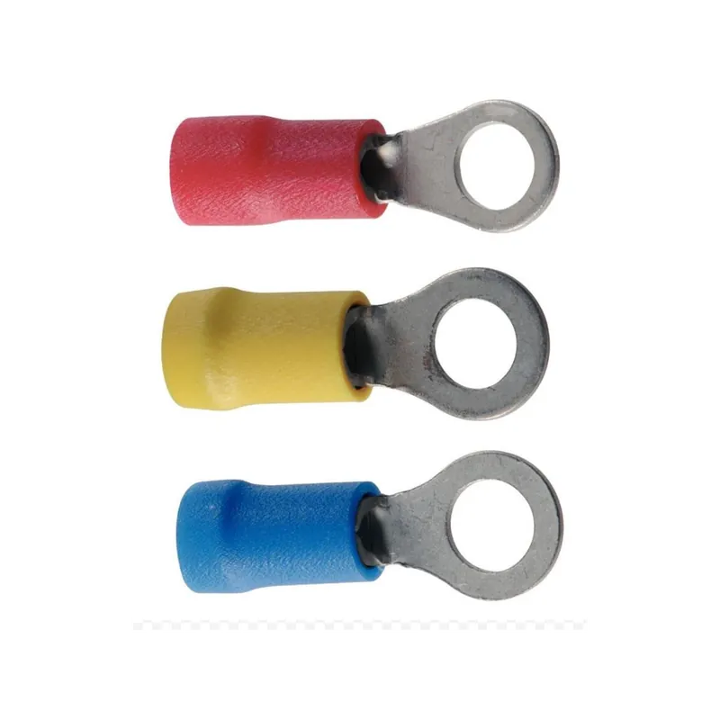 Nouvel Arrivage Crosseven Cosses de câble à anneau isolées Bleu ø10 mm Pour câble 1,5-2,5 mm²-100 pièces