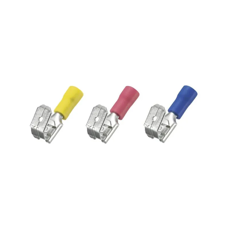 Offre Exclusive Crosseven Cosse languette dérivation,Rouge 6,3 mm Pour câble 0,5-1,5 mm²-100 pièces